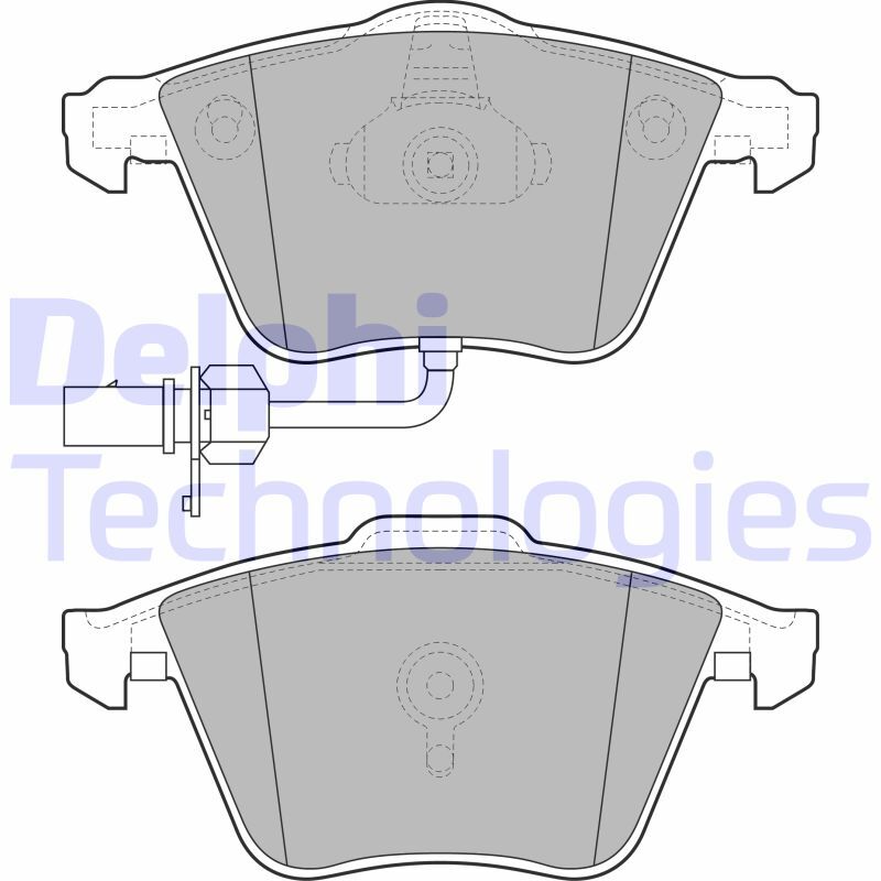 set placute frana,frana disc LP2032 DELPHI - Frana disc set placute frana,frana disc LP2032 DELPHI - Frana disc
