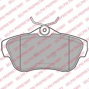 set placute frana,frana disc LP2071 DELPHI - Frana disc