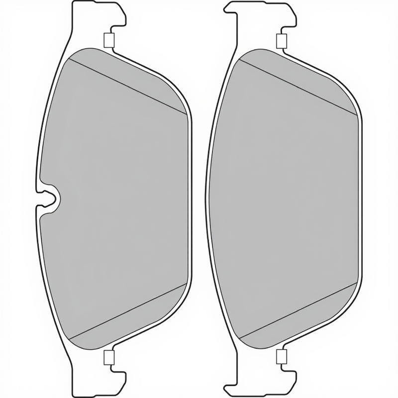 set placute frana,frana disc LP2239 DELPHI - Frana disc
