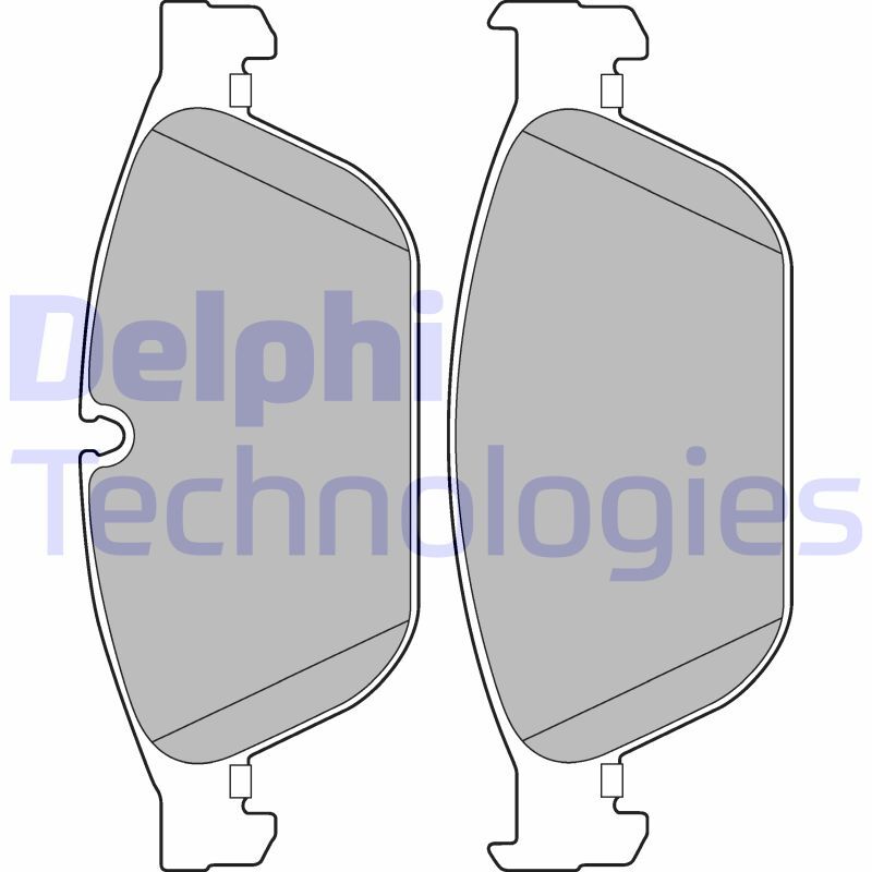 set placute frana,frana disc LP2292 DELPHI - Frana disc