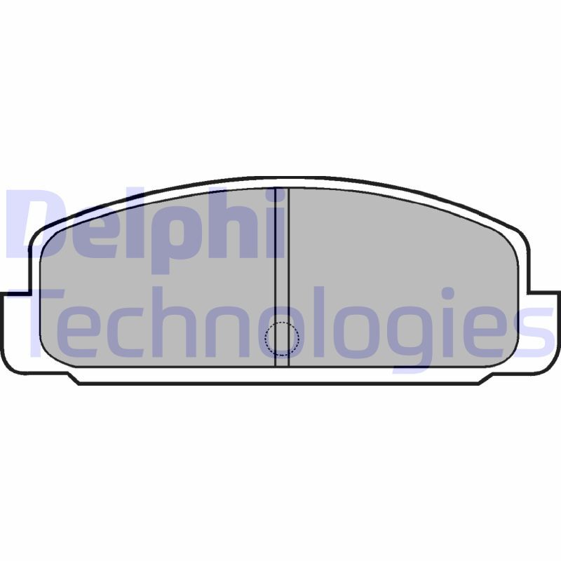 set placute frana,frana disc LP401 DELPHI - Set placute frana set placute frana,frana disc LP401 DELPHI - Set placute frana