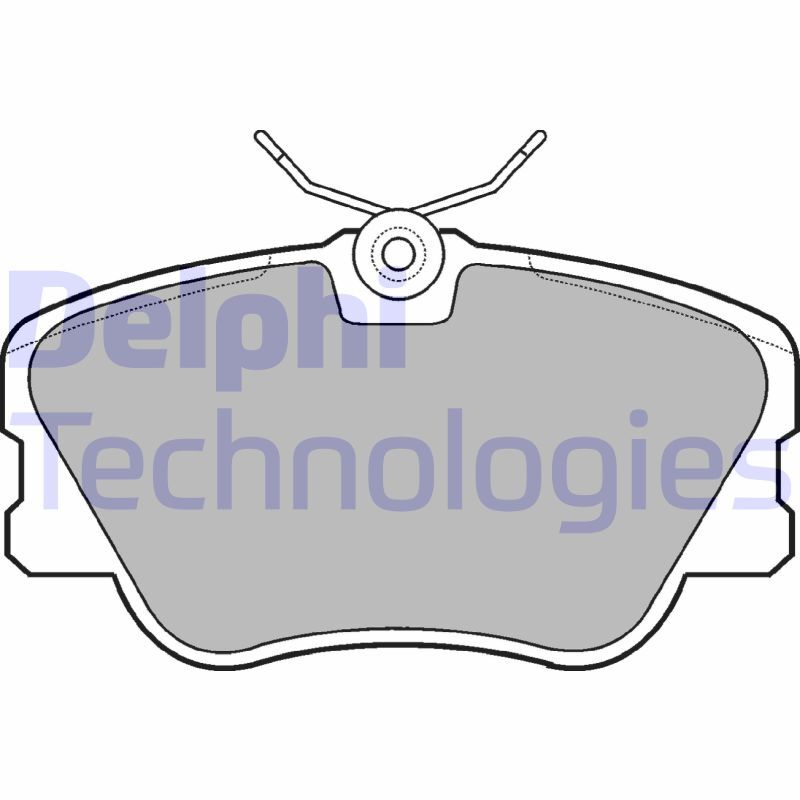 set placute frana,frana disc LP499 DELPHI - Frana disc set placute frana,frana disc LP499 DELPHI - Frana disc