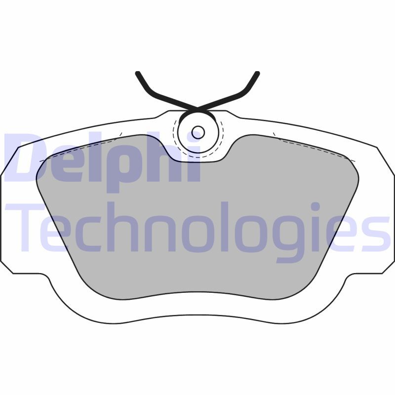 set placute frana,frana disc LP597 DELPHI - Frana disc set placute frana,frana disc LP597 DELPHI - Frana disc