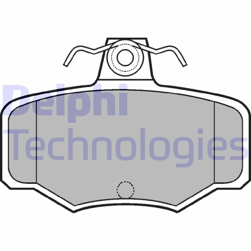 set placute frana,frana disc LP617 DELPHI - Frana disc set placute frana,frana disc LP617 DELPHI - Frana disc
