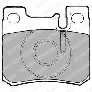 set placute frana,frana disc LP947 DELPHI - Frana disc set placute frana,frana disc LP947 DELPHI - Frana disc