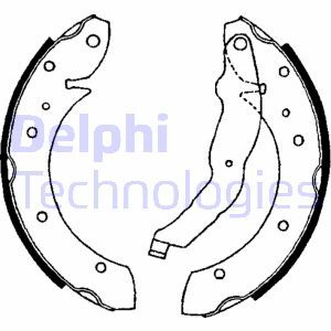 Set saboti frana LS1634 DELPHI - Frana tambur Set saboti frana LS1634 DELPHI - Frana tambur