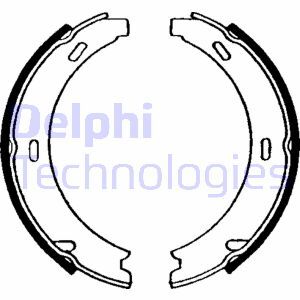 Set saboti frana, frana de mana LS1637 DELPHI - Frana de mana