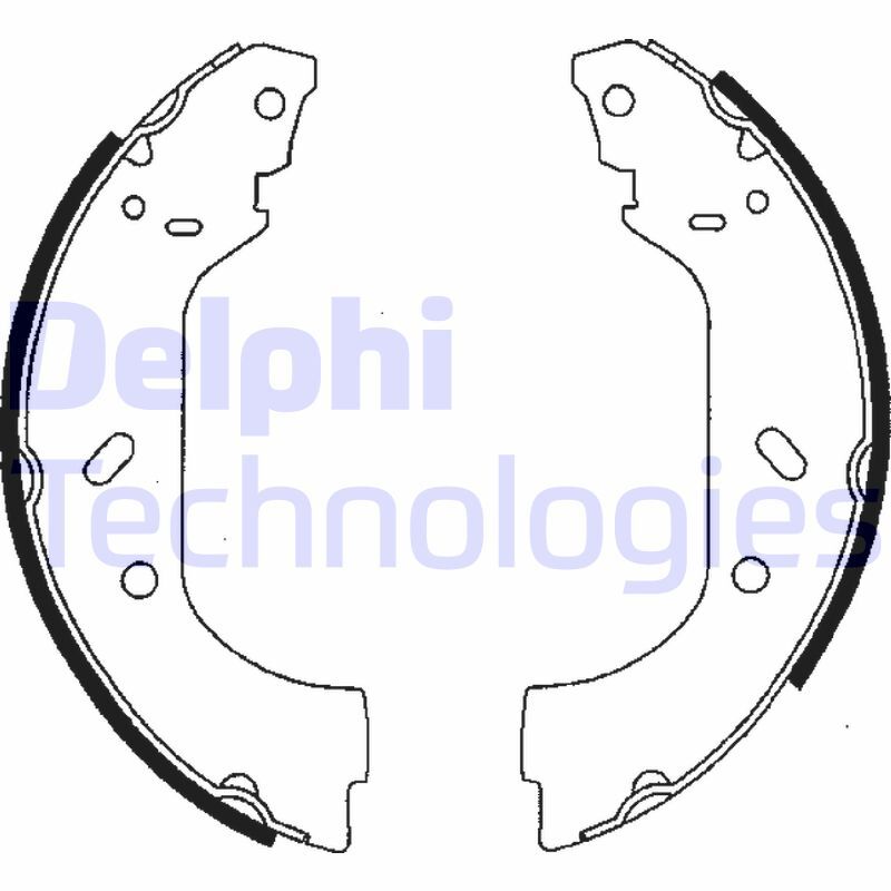 Set saboti frana LS1715 DELPHI - Material frictiune sabot frana/ sabot frana Set saboti frana LS1715 DELPHI - Material frictiune sabot frana/ sabot frana