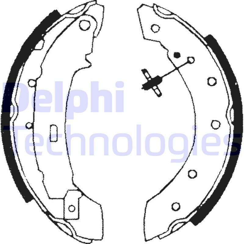 Set saboti frana LS1717 DELPHI - Frana tambur Set saboti frana LS1717 DELPHI - Frana tambur