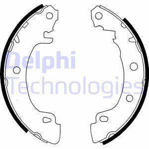 Set saboti frana LS1724 DELPHI - Material frictiune sabot frana/ sabot frana Set saboti frana LS1724 DELPHI - Material frictiune sabot frana/ sabot frana