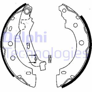 Set saboti frana LS1842 DELPHI - Material frictiune sabot frana/ sabot frana Set saboti frana LS1842 DELPHI - Material frictiune sabot frana/ sabot frana