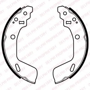 Set saboti frana LS2073 DELPHI - Material frictiune sabot frana/ sabot frana Set saboti frana LS2073 DELPHI - Material frictiune sabot frana/ sabot frana