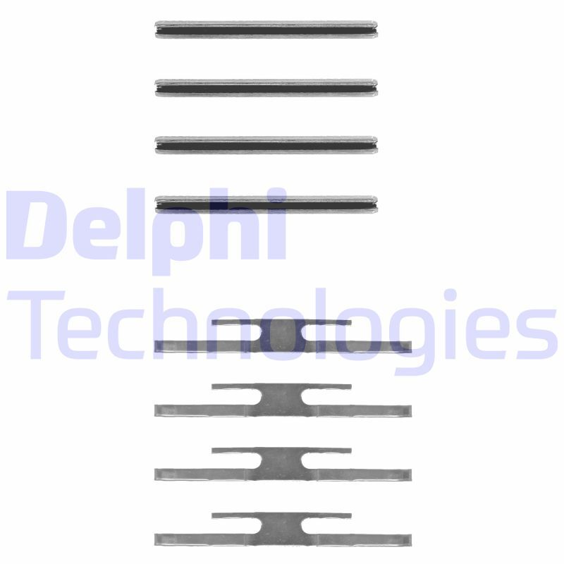Set accesorii, placute frana LX0035 DELPHI - Frana disc Set accesorii, placute frana LX0035 DELPHI - Frana disc