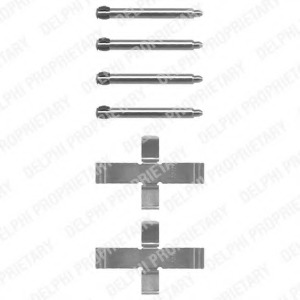 Set accesorii, placute frana LX0070 DELPHI - Frana disc Set accesorii, placute frana LX0070 DELPHI - Frana disc