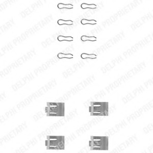 Set accesorii, placute frana LX0075 DELPHI - Componente/ accesorii frana Set accesorii, placute frana LX0075 DELPHI - Componente/ accesorii frana