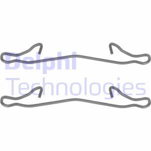 Set accesorii, placute frana LX0088 DELPHI - Frana disc Set accesorii, placute frana LX0088 DELPHI - Frana disc