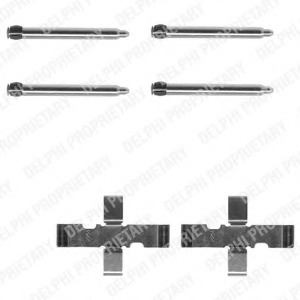 Set accesorii, placute frana LX0095 DELPHI - Componente/ accesorii frana