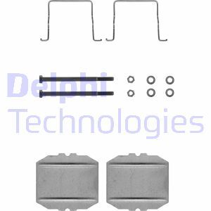 Set accesorii, placute frana LX0122 DELPHI - Componente/ accesorii frana Set accesorii, placute frana LX0122 DELPHI - Componente/ accesorii frana