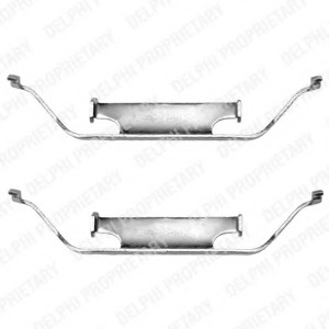 Set accesorii, placute frana LX0135 DELPHI - Componente/ accesorii frana Set accesorii, placute frana LX0135 DELPHI - Componente/ accesorii frana