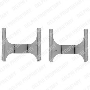 Set accesorii, placute frana LX0148 DELPHI