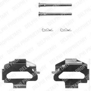 Set accesorii, placute frana LX0150 DELPHI - Componente/ accesorii frana Set accesorii, placute frana LX0150 DELPHI - Componente/ accesorii frana