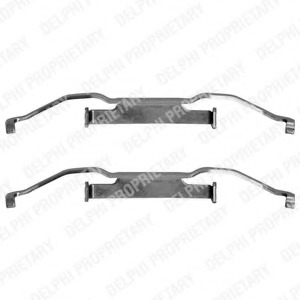Set accesorii, placute frana LX0153 DELPHI - Componente/ accesorii frana Set accesorii, placute frana LX0153 DELPHI - Componente/ accesorii frana