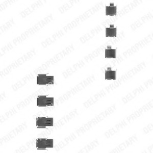 Set accesorii, placute frana LX0163 DELPHI - Componente/ accesorii frana Set accesorii, placute frana LX0163 DELPHI - Componente/ accesorii frana