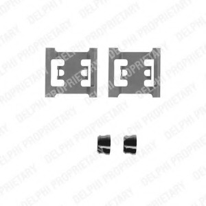 Set accesorii, placute frana LX0218 DELPHI - Componente/ accesorii frana Set accesorii, placute frana LX0218 DELPHI - Componente/ accesorii frana