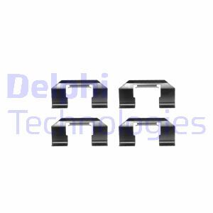 Set accesorii, placute frana LX0232 DELPHI - Frana disc Set accesorii, placute frana LX0232 DELPHI - Frana disc