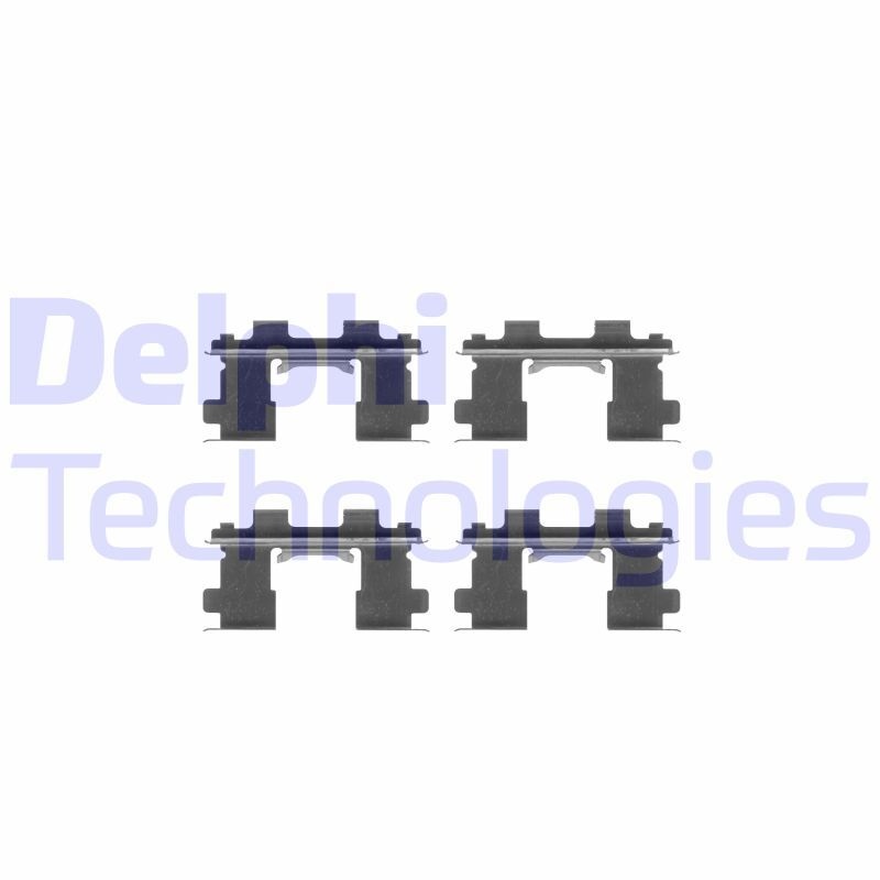 Set accesorii, placute frana LX0252 DELPHI - Frana disc Set accesorii, placute frana LX0252 DELPHI - Frana disc