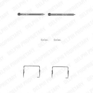 Set accesorii, placute frana LX0264 DELPHI - Componente/ accesorii frana Set accesorii, placute frana LX0264 DELPHI - Componente/ accesorii frana