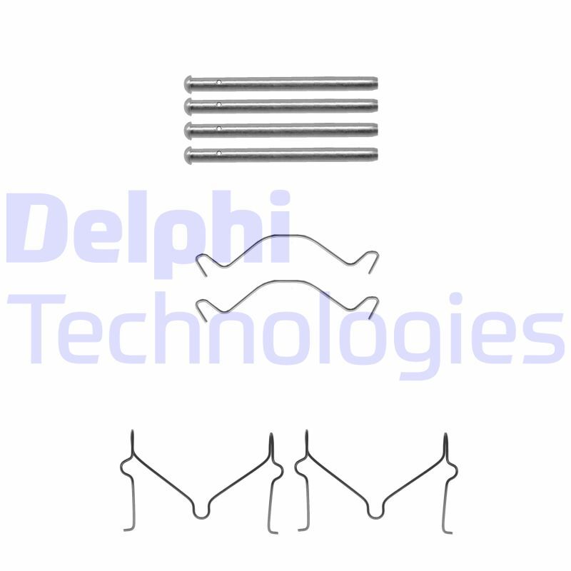 Set accesorii, placute frana LX0306 DELPHI - Componente/ accesorii frana