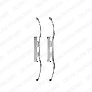 Set accesorii, placute frana LX0309 DELPHI - Componente/ accesorii frana Set accesorii, placute frana LX0309 DELPHI - Componente/ accesorii frana