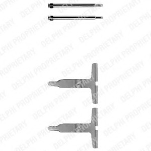 Set accesorii, placute frana LX0312 DELPHI - Componente/ accesorii frana Set accesorii, placute frana LX0312 DELPHI - Componente/ accesorii frana