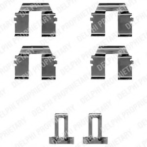 Set accesorii, placute frana LX0335 DELPHI - Componente/ accesorii frana Set accesorii, placute frana LX0335 DELPHI - Componente/ accesorii frana