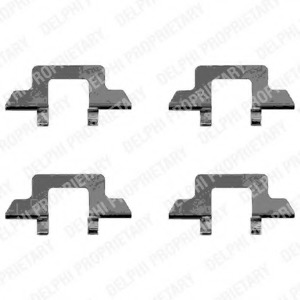 Set accesorii, placute frana LX0341 DELPHI - Componente/ accesorii frana Set accesorii, placute frana LX0341 DELPHI - Componente/ accesorii frana