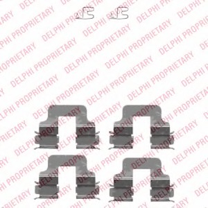 Set accesorii, placute frana LX0342 DELPHI - Componente/ accesorii frana Set accesorii, placute frana LX0342 DELPHI - Componente/ accesorii frana