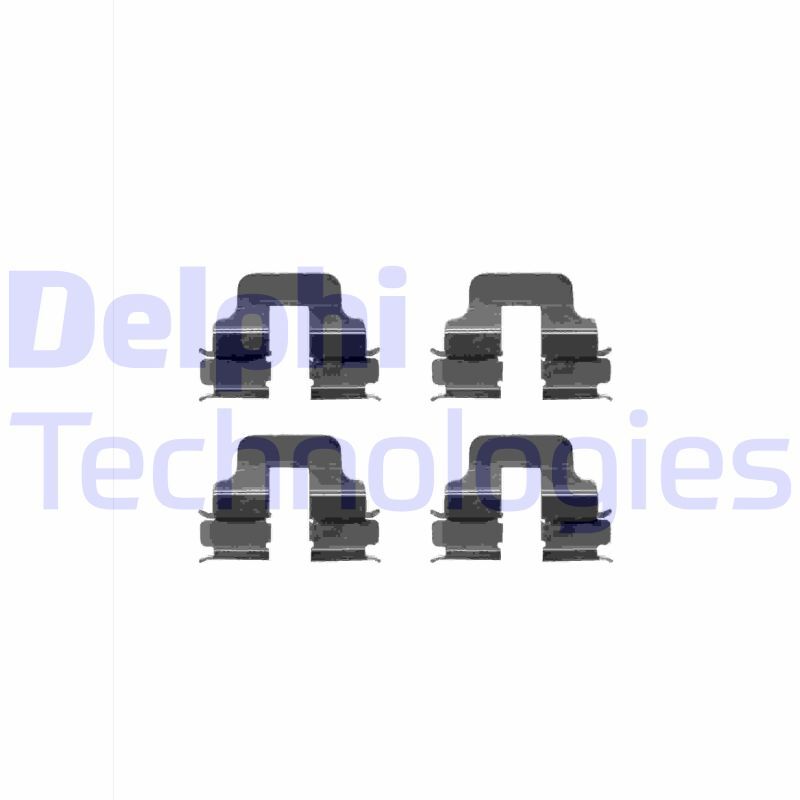 Set accesorii, placute frana LX0344 DELPHI - Componente/ accesorii frana Set accesorii, placute frana LX0344 DELPHI - Componente/ accesorii frana