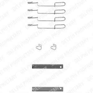 Set accesorii, placute frana LX0347 DELPHI - Componente/ accesorii frana Set accesorii, placute frana LX0347 DELPHI - Componente/ accesorii frana