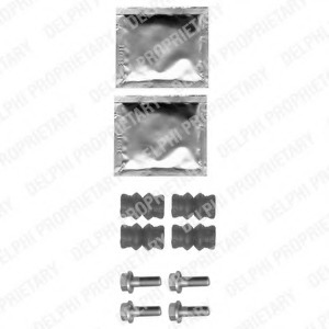 Set accesorii, placute frana LX0356 DELPHI - Componente/ accesorii frana Set accesorii, placute frana LX0356 DELPHI - Componente/ accesorii frana