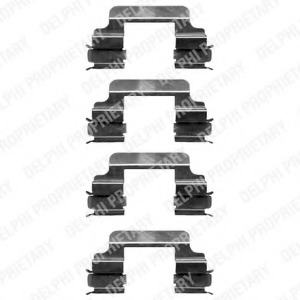 Set accesorii, placute frana LX0363 DELPHI - Componente/ accesorii frana Set accesorii, placute frana LX0363 DELPHI - Componente/ accesorii frana