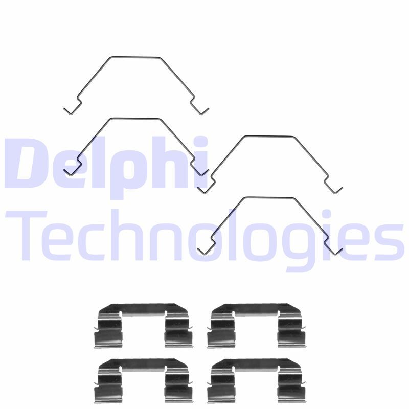 Set accesorii, placute frana LX0375 DELPHI - Componente/ accesorii frana
