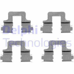 Set accesorii, placute frana LX0379 DELPHI - Componente/ accesorii frana Set accesorii, placute frana LX0379 DELPHI - Componente/ accesorii frana