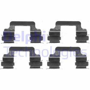 Set accesorii, placute frana LX0383 DELPHI - Componente/ accesorii frana Set accesorii, placute frana LX0383 DELPHI - Componente/ accesorii frana