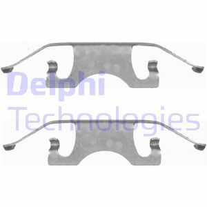 Set accesorii, placute frana LX0396 DELPHI - Frana disc Set accesorii, placute frana LX0396 DELPHI - Frana disc