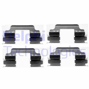 Set accesorii, placute frana LX0405 DELPHI - Frana disc Set accesorii, placute frana LX0405 DELPHI - Frana disc