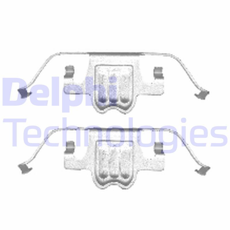 Set accesorii, placute frana LX0406 DELPHI - Frana disc Set accesorii, placute frana LX0406 DELPHI - Frana disc