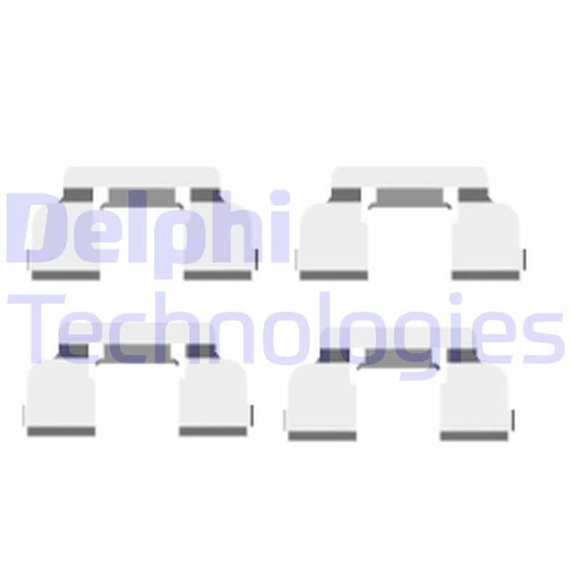 Set accesorii, placute frana LX0410 DELPHI - Componente/ accesorii frana Set accesorii, placute frana LX0410 DELPHI - Componente/ accesorii frana