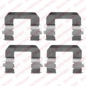 Set accesorii, placute frana LX0413 DELPHI - Frana disc Set accesorii, placute frana LX0413 DELPHI - Frana disc
