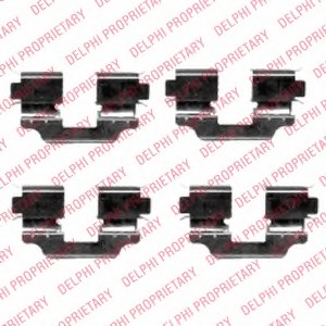 Set accesorii, placute frana LX0424 DELPHI - Componente/ accesorii frana Set accesorii, placute frana LX0424 DELPHI - Componente/ accesorii frana